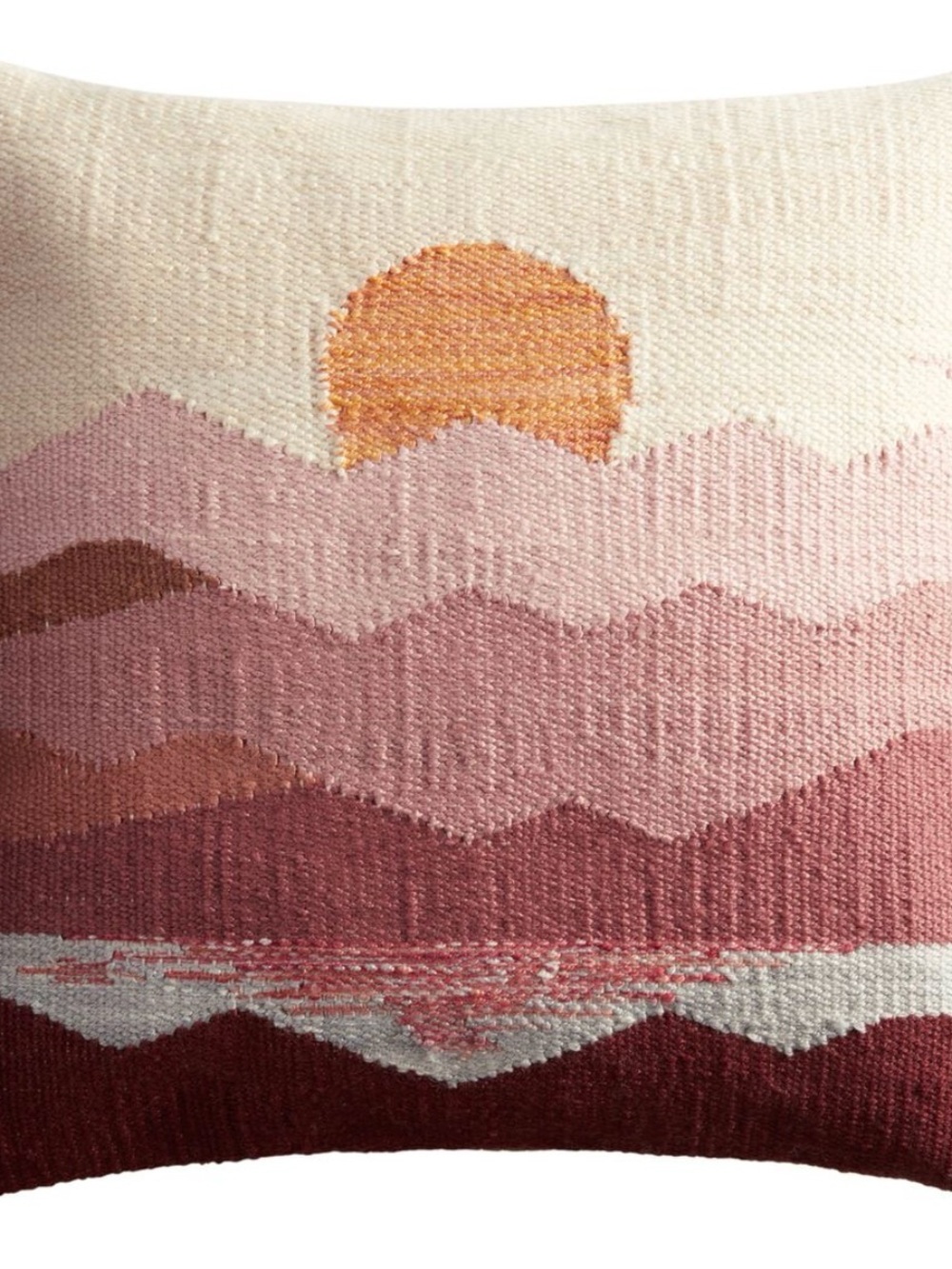 Warm Sunset Indoor Outdoor Throw Pillow Cover